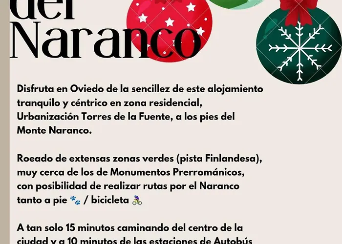 Atico Mirador Del Naranco, Parking Gratuito, Wifi, Zona Residencial