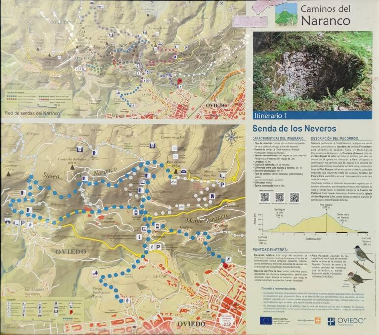 Atico Mirador Del Naranco, Parking Gratuito, Wifi, Zona Residencial Apartment