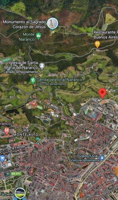 Atico Mirador Del Naranco, Parking Gratuito, Wifi, Zona Residencial